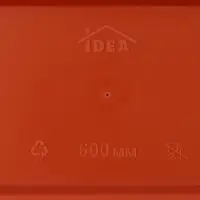 Балконный ящик для цветов &laquo;Алиция&raquo;, 10 л, 60&times;18.5&times;15.5 см, с поддоном, цвет терракотовый