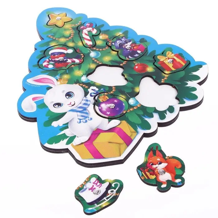 Новогодняя игрушка. Магнитная рыбалка «Новогодняя рыбалка с зайкой» Новогодняя игрушка. Магнитная рыбалка «Новогодняя рыбалка с зайкой»