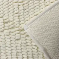 Коврик для дома Доляна &laquo;Букли длинные&raquo;, 40&times;60 см, длина букли 2 см, молочный