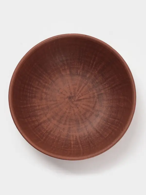 Салатник &laquo;Гладь&raquo;, 1 л, 18.5&times;6 см, красная глина