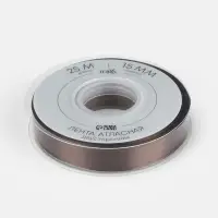 Лента атласная TEIRA, двухсторонняя, 15 мм, 25&plusmn;1 м, коричневый №0850