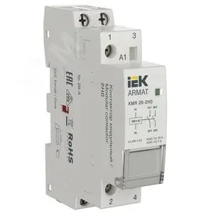 Контактор модульный KMR 20А 230В AC 2НО
