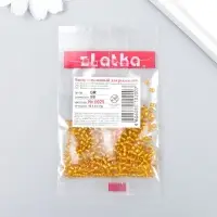 Бисер "Zlatka" 08/0, 3 мм, 10 г 0029 оранжевый Бисер "Zlatka" 08/0, 3 мм, 10 г 0029 оранжевый