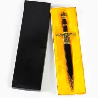 Макет оружия &laquo;Сувенирный кортик. Звезда Давида&raquo;, золото-синий, 10&times;40 см