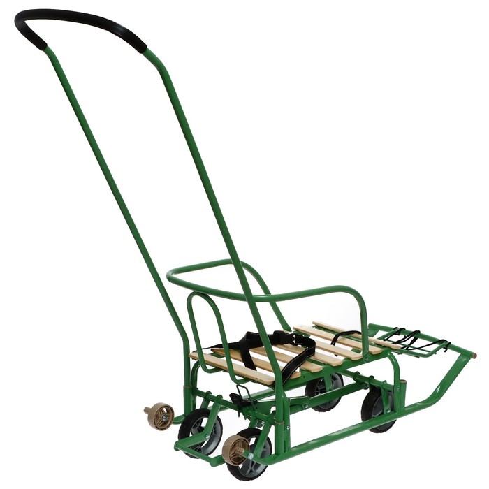 Санки «Тимка 5 универсал», цвет оливковый Санки «Тимка 5 универсал», цвет оливковый