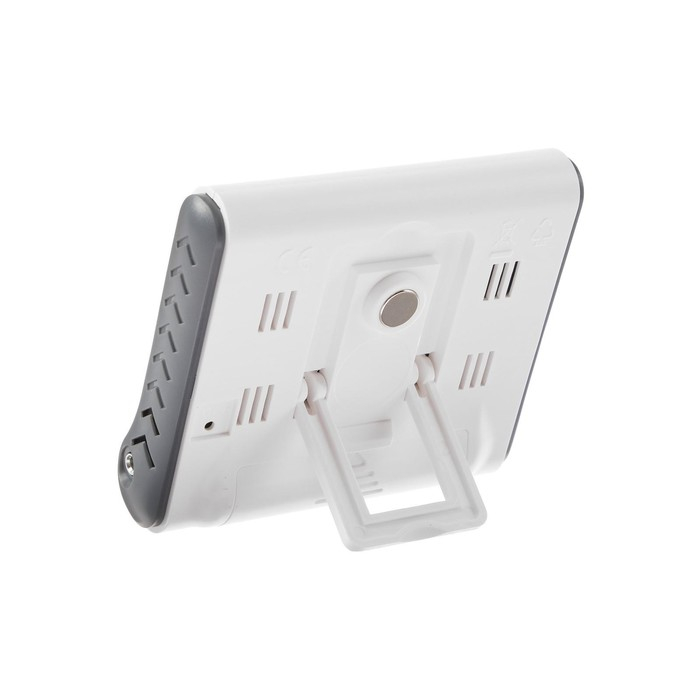 Термометр Luazon LTR-15, электронный, 2 датчика температуры, датчик влажности, белый