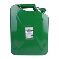 Канистра топливная металлическая вертикальная 20 Л (зелёная) AVS VJM-20