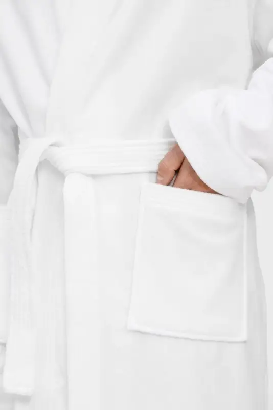 Халат махровый Aeris, белый, размер S/M Халат махровый Aeris, белый, размер S/M