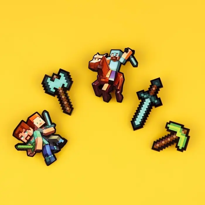 Набор значков Набор значков "Майнкрафт" 5 шт