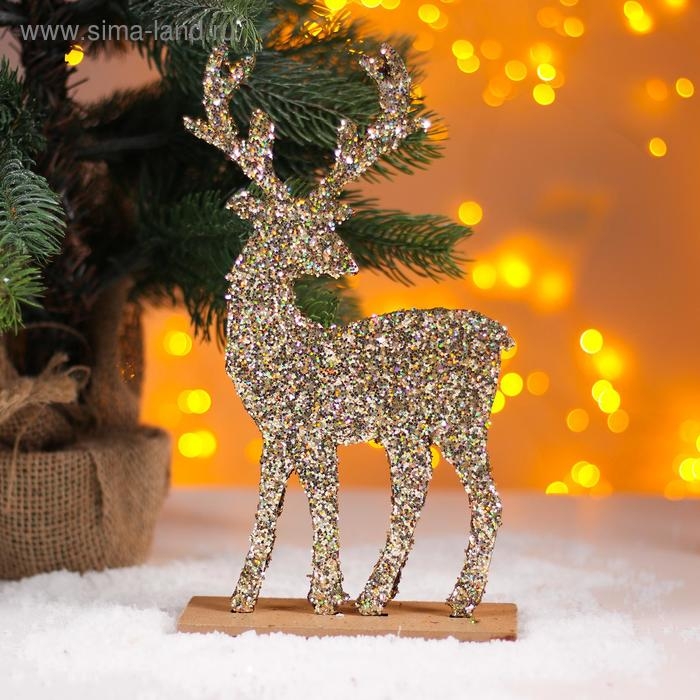 Декор «Яркий Олень» золотой, 6 × 14 × 24 см Декор «Яркий Олень» золотой, 6 × 14 × 24 см