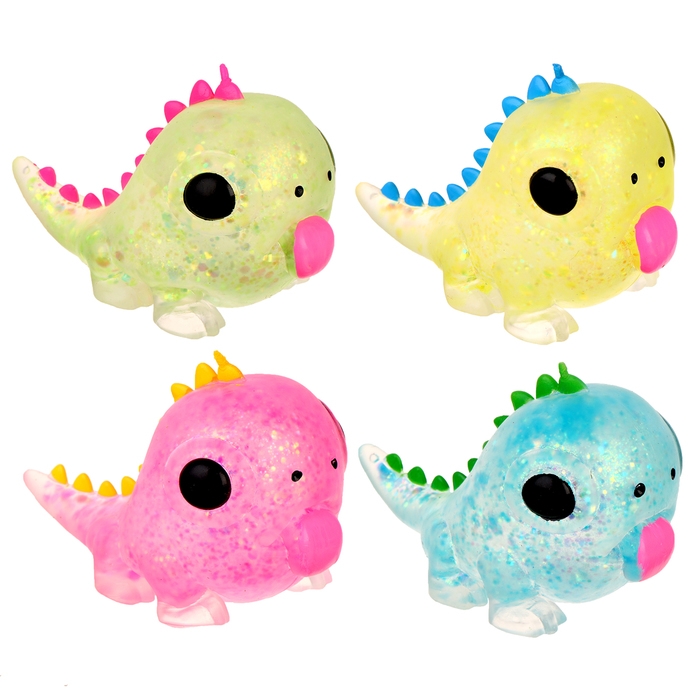 Мялка Мялка "Динозаврик", цвета МИКС