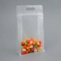 Пакет дой пак прозрачный с вырубной ручкой,14 х 24 см,100 мкм Пакет дой пак прозрачный с вырубной ручкой,14 х 24 см,100 мкм