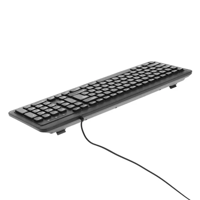 Клавиатура компьютерная Sima-Land SL-02, мембранная, островная, 104 клавиши, USB, 1.5 м, черная