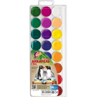 Краски акварельные Луч Zoo 24 цв  пласт упак б/кисти, &nbsp;29С 1692-08