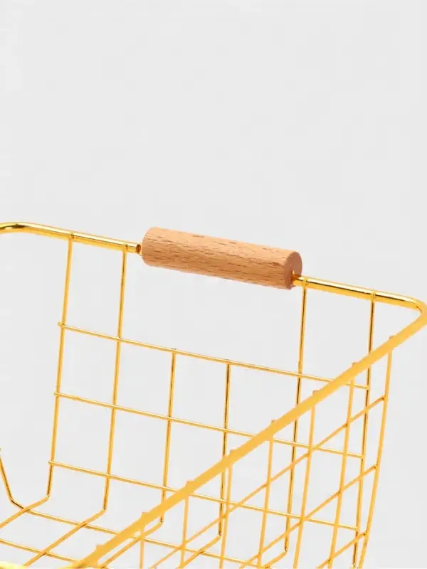 Корзина для хранения Корзина для хранения "Голден" 24.5*18*10 см, цвет золотой