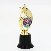 Фигура звезда на черной подставке на Выпускной "Выпускник 2026", 7 х 18,2 см Фигура звезда на черной подставке на Выпускной "Выпускник 2026", 7 х 18,2 см