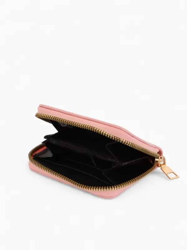 Кошелек дет 07-01-01 Июнь2537 кот, 8,52,510,5 см, 2 отд+отд/молн, д/карт, розовый