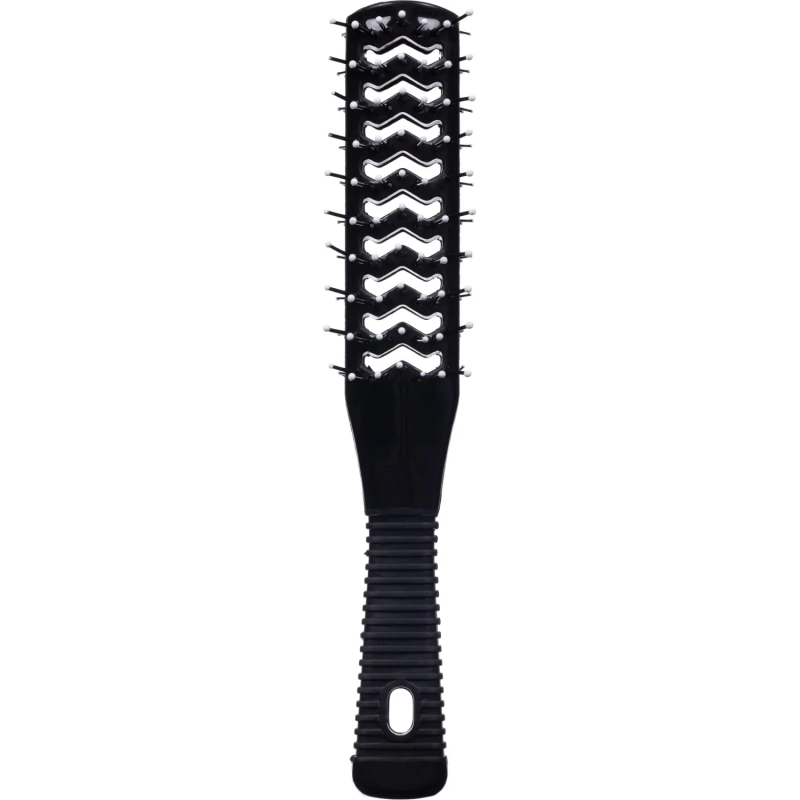 Расческа вентилируемая Lei, двухсторонняя,&nbsp; пластик, чер