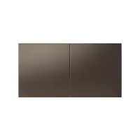 Розетка ATLASDESIGN двойная с заземлением со шторками сдвижная крышка 16А в сборе мокко