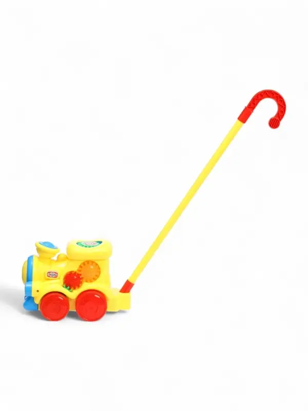 Каталка на палочке  Каталка на палочке "Паровозик" с шестеренками