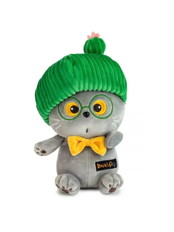 Мягкая игрушка &laquo;Кот Басик. Ботаник&raquo;, 16 см
