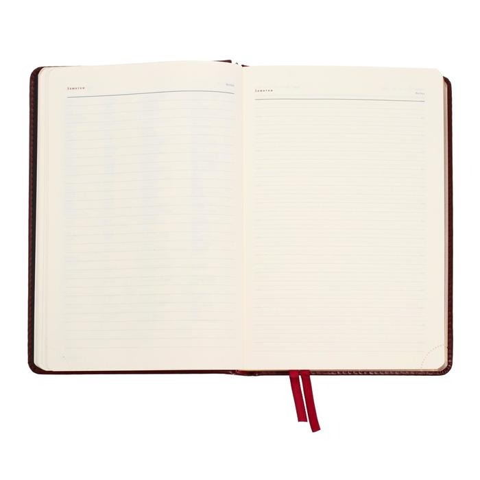 Ежедневник недатированный А5+, 176 листов Parliament, твёрдая обложка из искусственной кожи, зелёный Ежедневник недатированный А5+, 176 листов Parliament, твёрдая обложка из искусственной кожи, зелёный