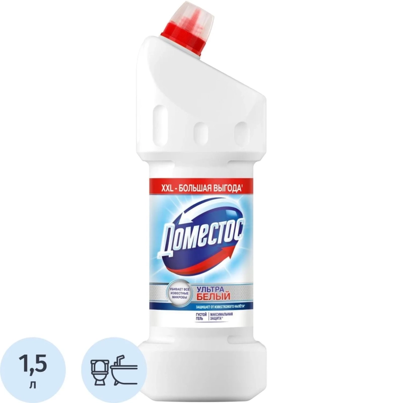 Средство для сантехники Доместос ультра белый 1500мл