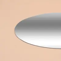 Зеркало настенное, акриловое, на клеевой основе, без рамы, d=20 см