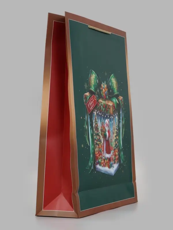 Пакет подарочный &laquo;Подарок Деда Мороза&raquo;, 33&times;10&times;42.5 см