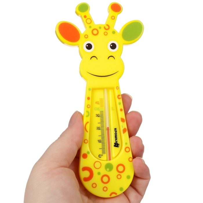 Термометр для ванной «Жирафик», Крошка Я Термометр для ванной «Жирафик», Крошка Я