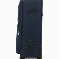 Чемодан на колёсах TEXTURA, кодовый замок, с увеличением, 47&times;30&times;78 см, 28", синий