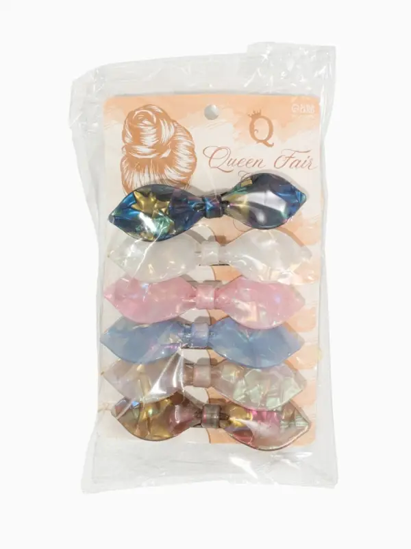 Заколка - автомат для волос «Вэнна» стиль, 8.5 см, МИКС