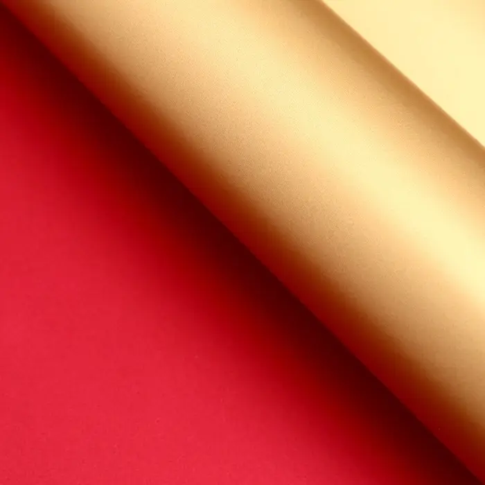 Пленка для цветов, "Золотая сторона", винная, 57x57см ±5% см