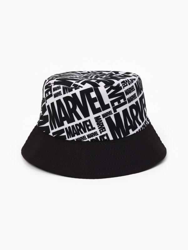 Панама, размер 58-60, чёрно-белый Марвел