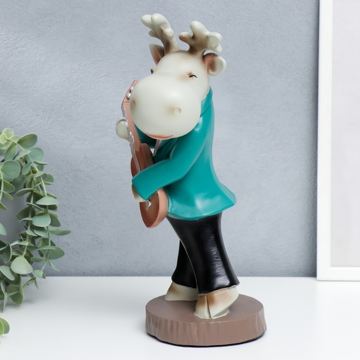 Сувенир полистоун Сувенир полистоун "Бременские музыканты. Лосик-гитарист" 30х14,5х16,5 см