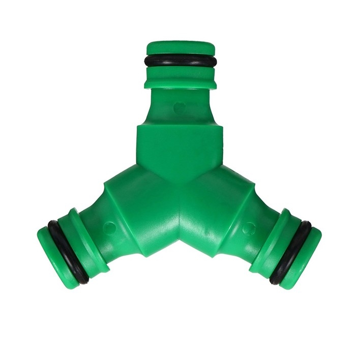 Тройник, быстросъёмное соединение, пластик, Greengo Тройник, быстросъёмное соединение, пластик, Greengo