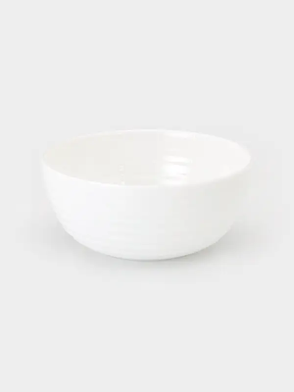 Салатник Avvir Carve, 430 мл, d=14 см, стеклокерамика, белый