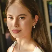 Серьги металл &laquo;Эфир&raquo;, полукруг, цвет серебро