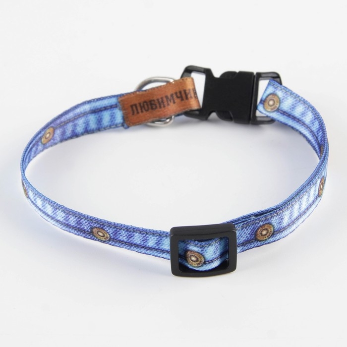 Ошейник для собак и кошек с фастексом «Любимчик», 30х1 см Ошейник для собак и кошек с фастексом «Любимчик», 30х1 см