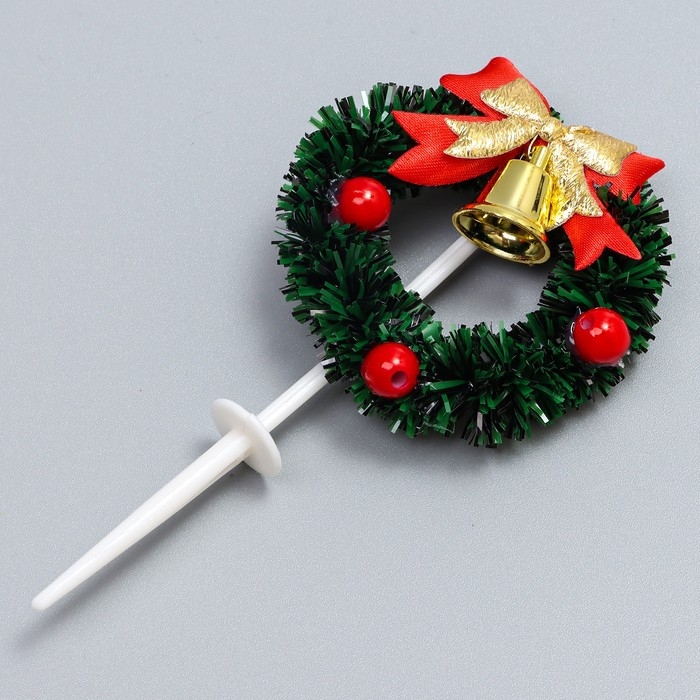 Декор для творчества «Новогодний венок», в наборе 3 шт., размер 1 шт. — 12 × 5 × 1 см Декор для творчества «Новогодний венок», в наборе 3 шт., размер 1 шт. — 12 × 5 × 1 см