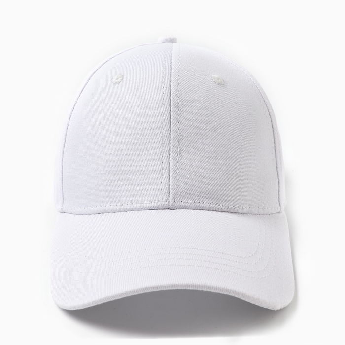 Кепка женская однотонная MINAKU цвет белый, р-р 58 Кепка женская однотонная MINAKU цвет белый, р-р 58