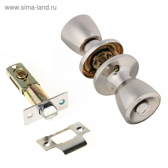 Защелка 1202, с фиксатором, цвет матовый никель Защелка 1202, с фиксатором, цвет матовый никель