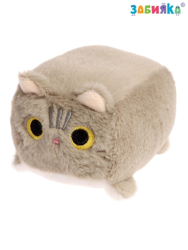 ЗАБИЯКА Музыкальная игрушка  ЗАБИЯКА Музыкальная игрушка "Котокубик" звук, цвет серый