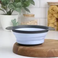 Дуршлаг складной Доляна &laquo;Компакт&raquo;, 24&times;19.5&times;8 см, сиреневый