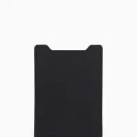 Обложка для автодокументов, СТС и права, 9&times;0.3&times;12.5 см, чёрная