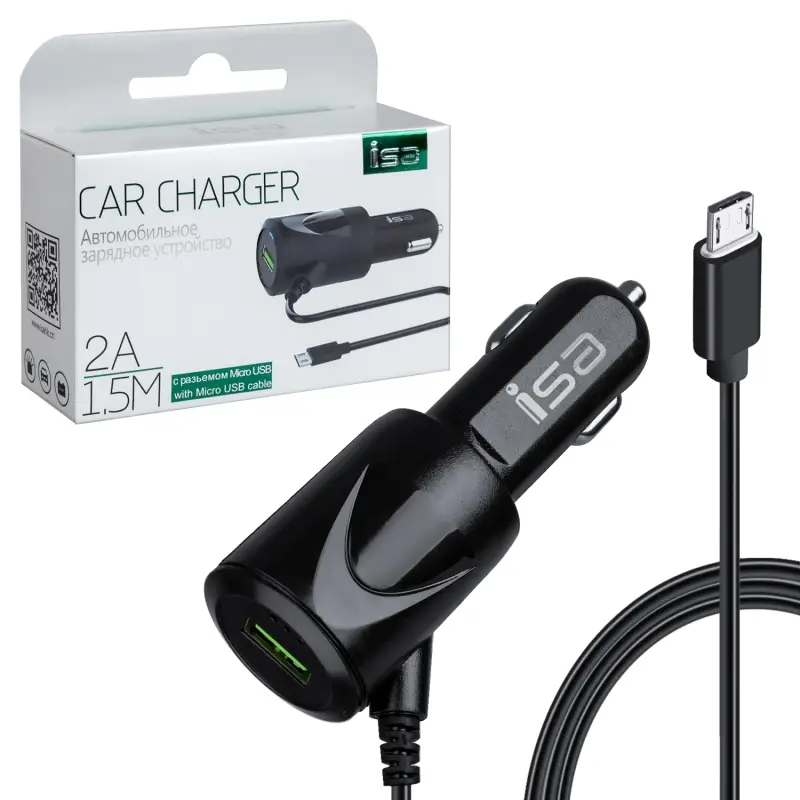 АЗУ Micro USB 2A VC1-V8 ISA АЗУ Micro USB 2A VC1-V8 ISA