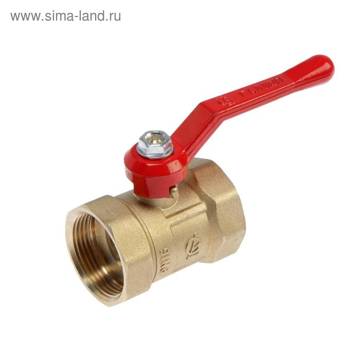 Кран шаровой Кран шаровой "ГАЛЛОП" ПРАКТИК DN-32 120, внутренняя/внутренняя резьба 1 1/4", ручка