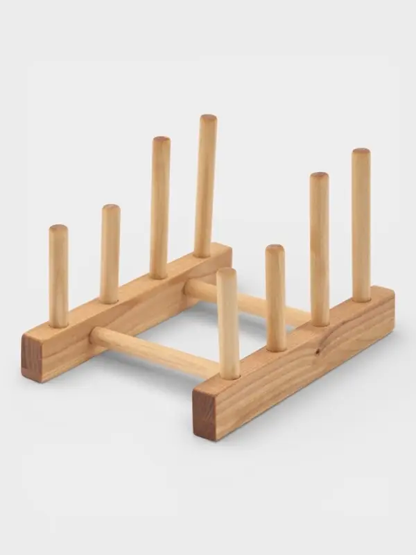 Подарочный набор посуды Adelica &laquo;Бари&raquo;, доска разделочная d=25 см, блюдо для подачи d=24 см, менажница 3 секции d=20 см, подставка, дерево берёза