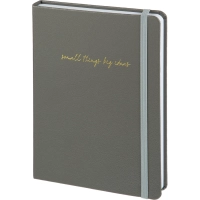 Ежедневник недатированный , серый, А5, 140x200мм, 136 л. ATTACHE