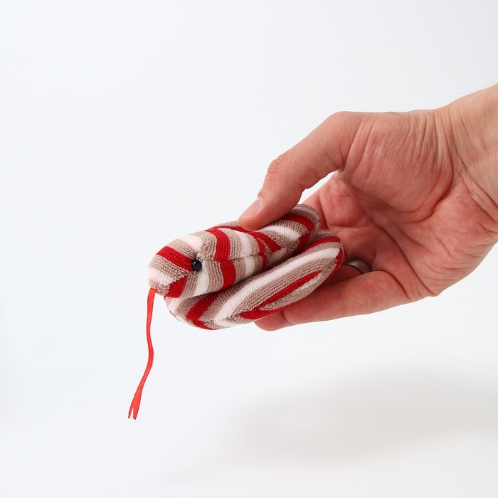 Мягкая игрушка  Мягкая игрушка "Змея", 9 см, цвет МИКС
